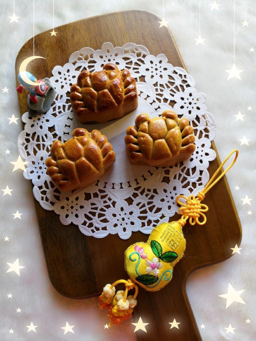 豆沙蛋黄蟹蟹月饼