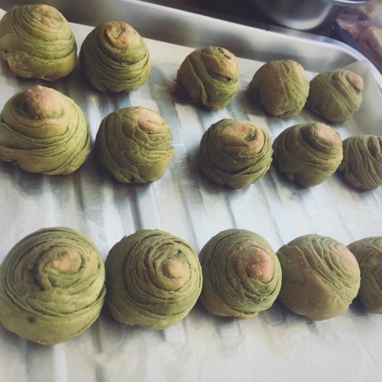 抹茶红豆酥 （详细步骤）