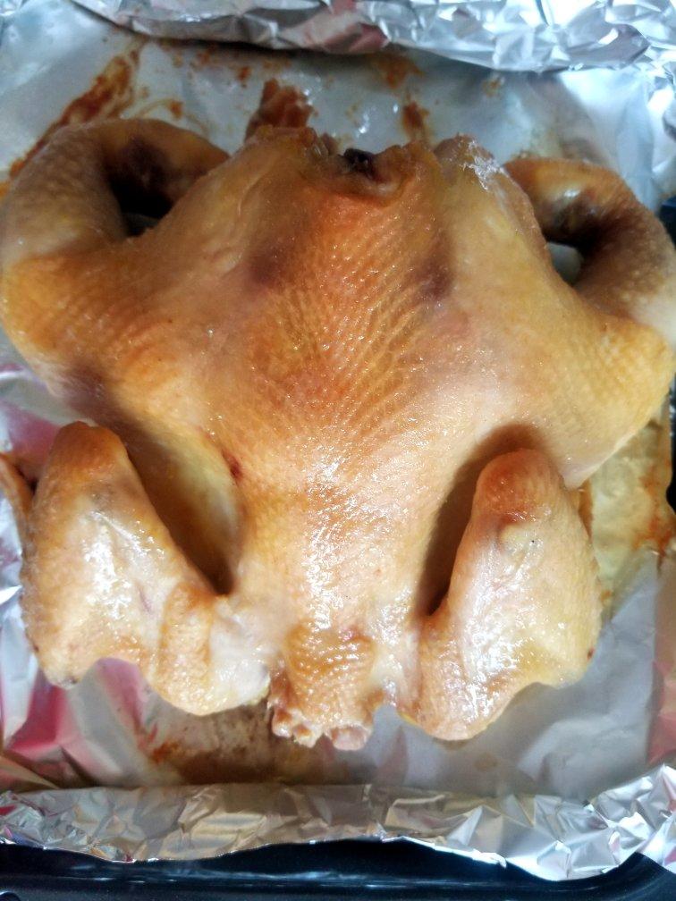 烤盐焗鸡（超简单！）
