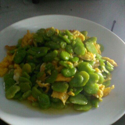蚕豆炒蛋