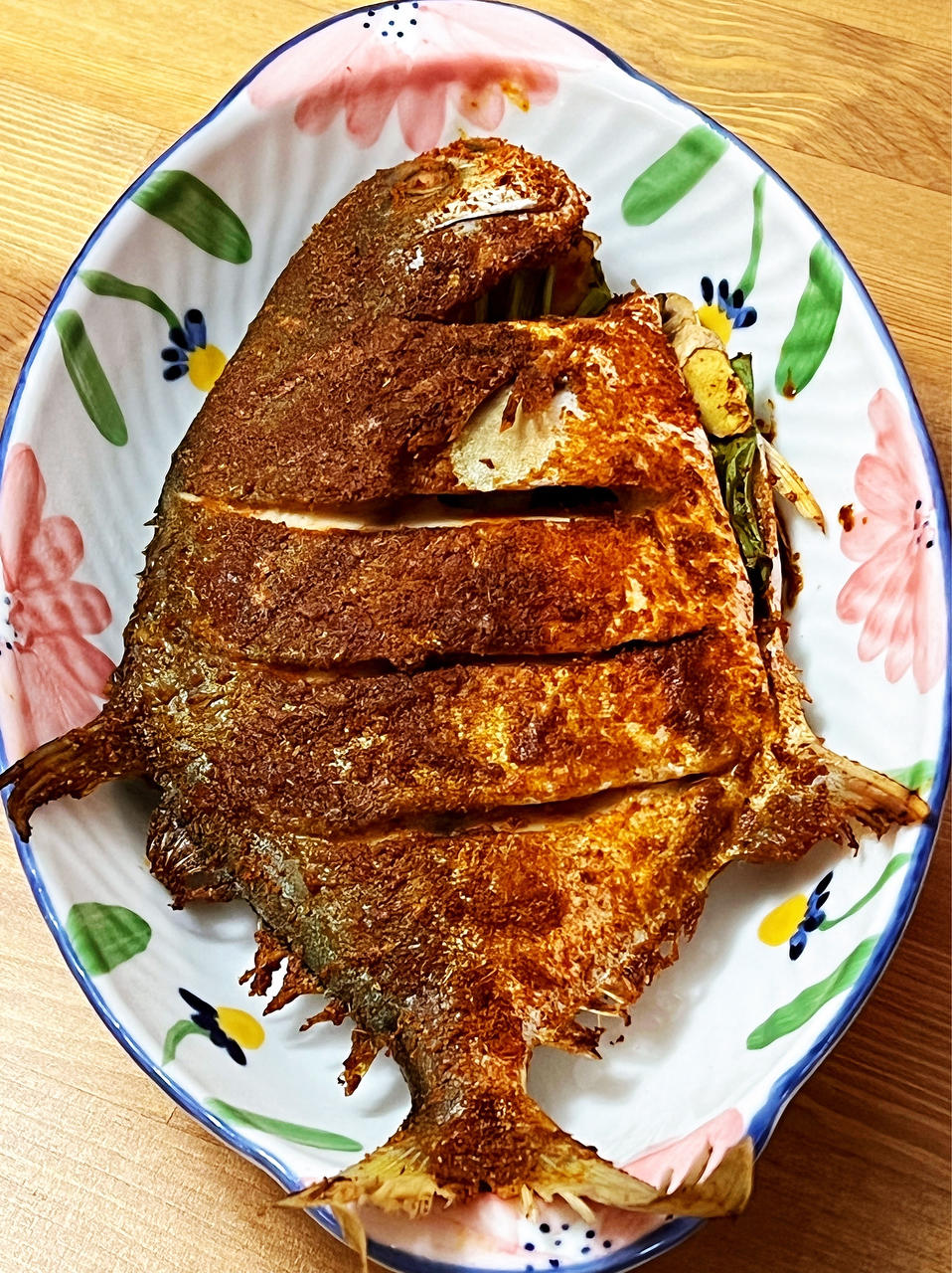 su英做的烤鲳鱼