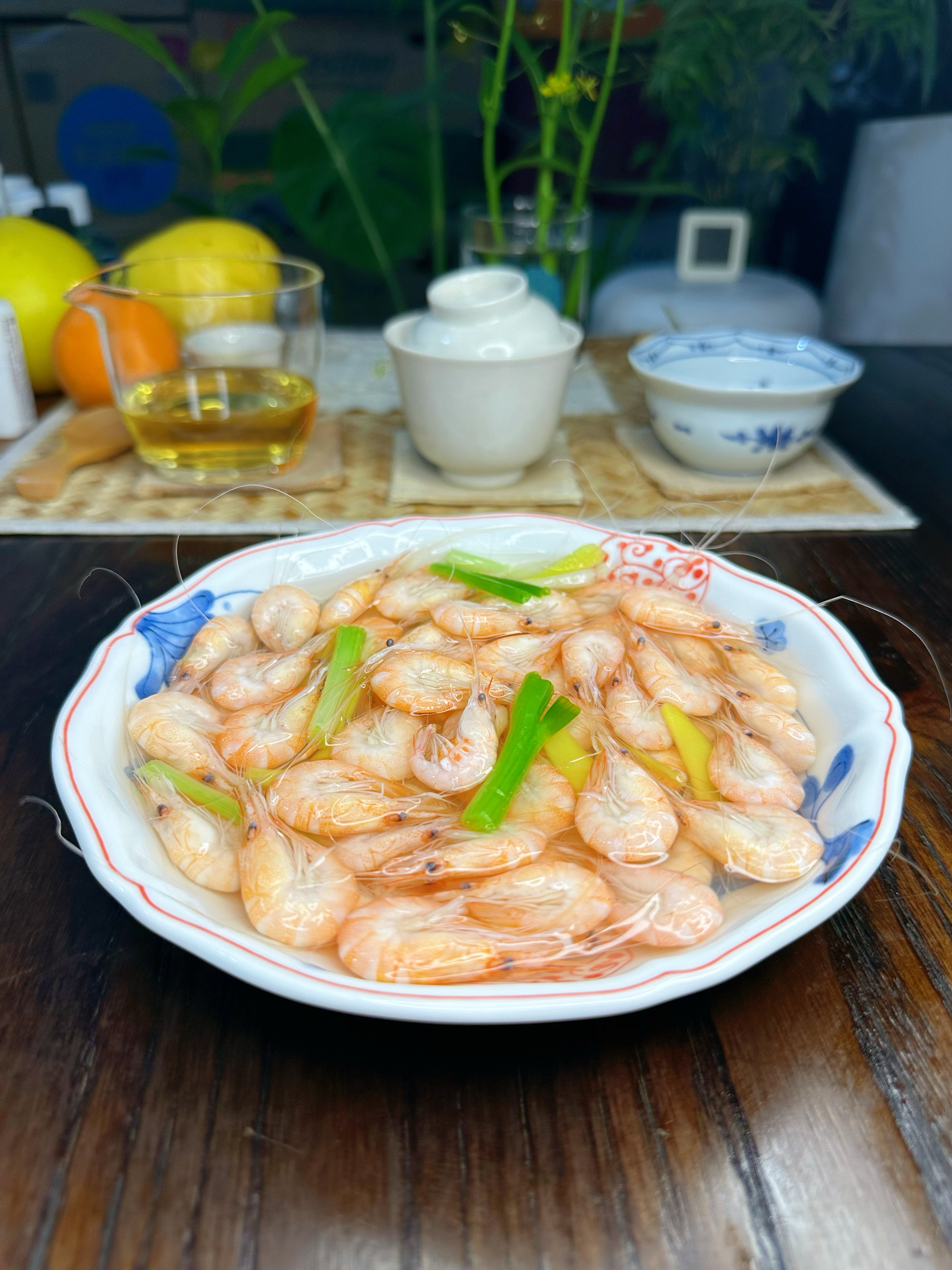 盐水白米虾的做法
