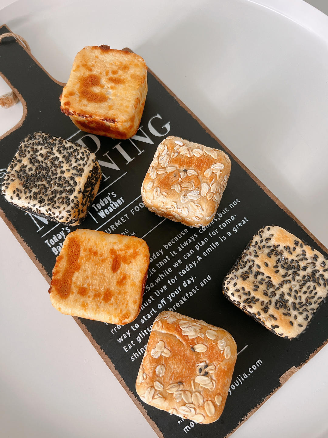 四种口味小吐司