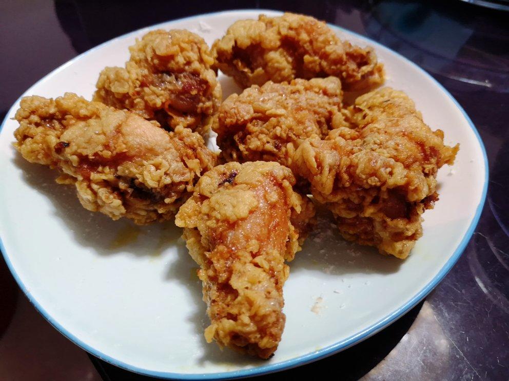 不用炸鸡粉也可以炸出酥脆炸鸡腿