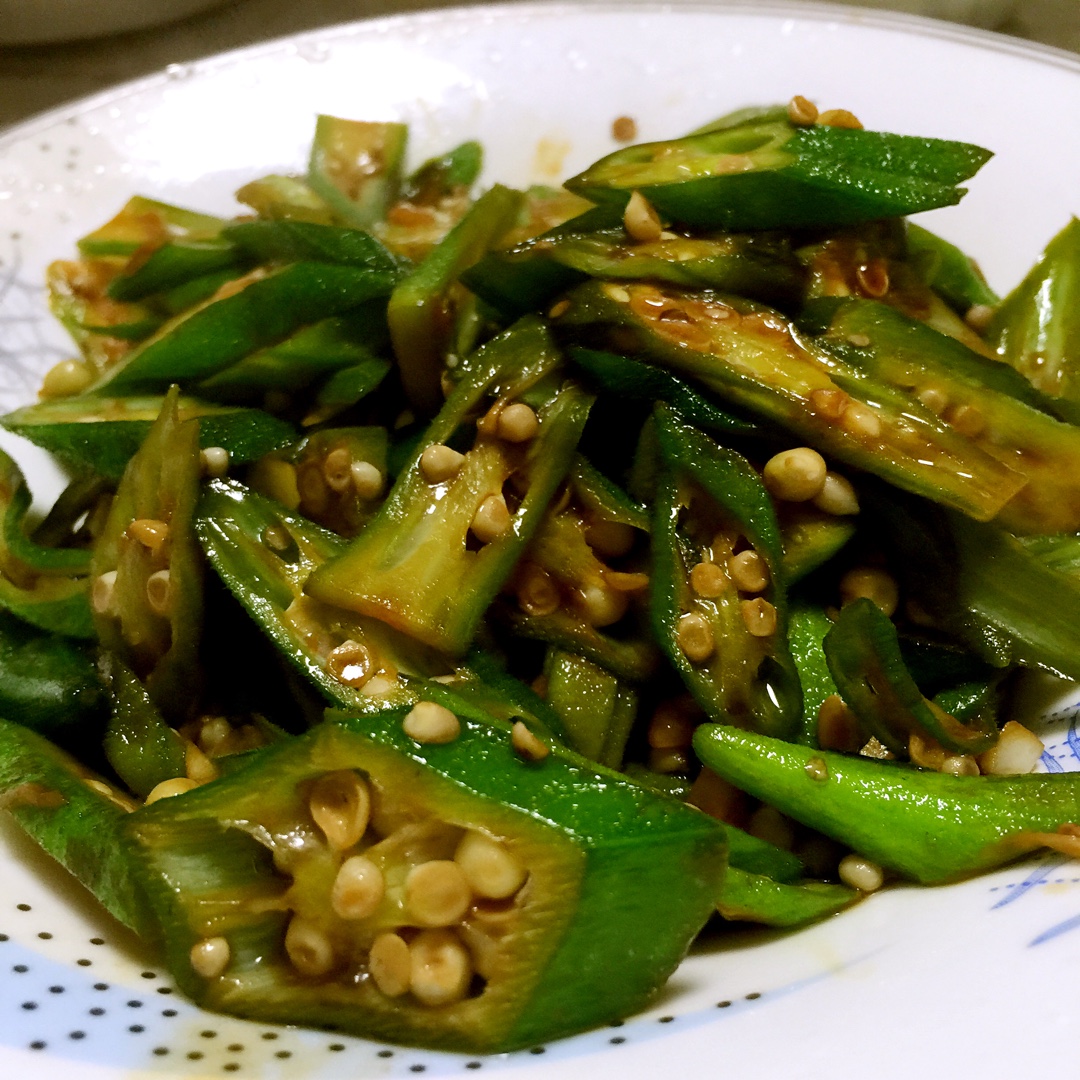 【白灼秋葵】清爽简单