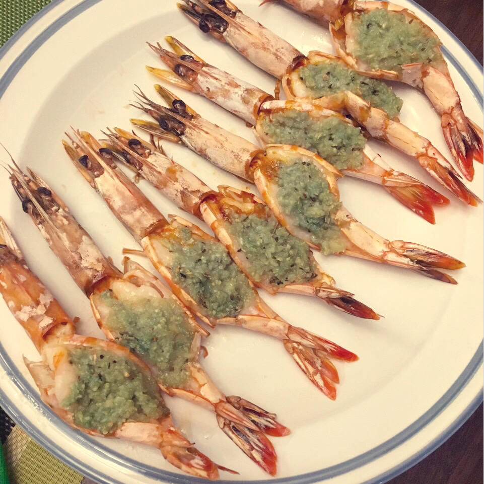 蒜蓉烤虾