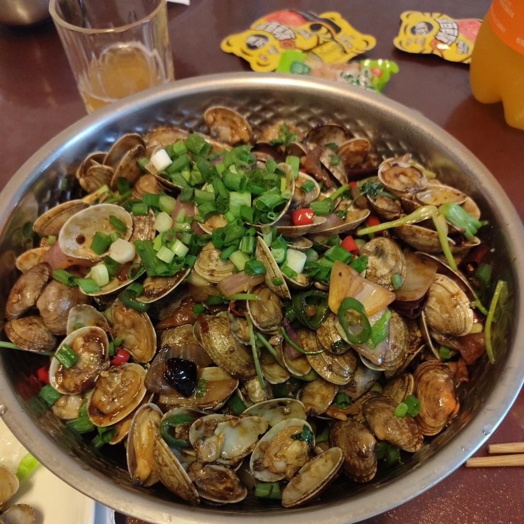 5分钟快手菜❗️秒杀路边摊爆炒花甲～好吃到爆