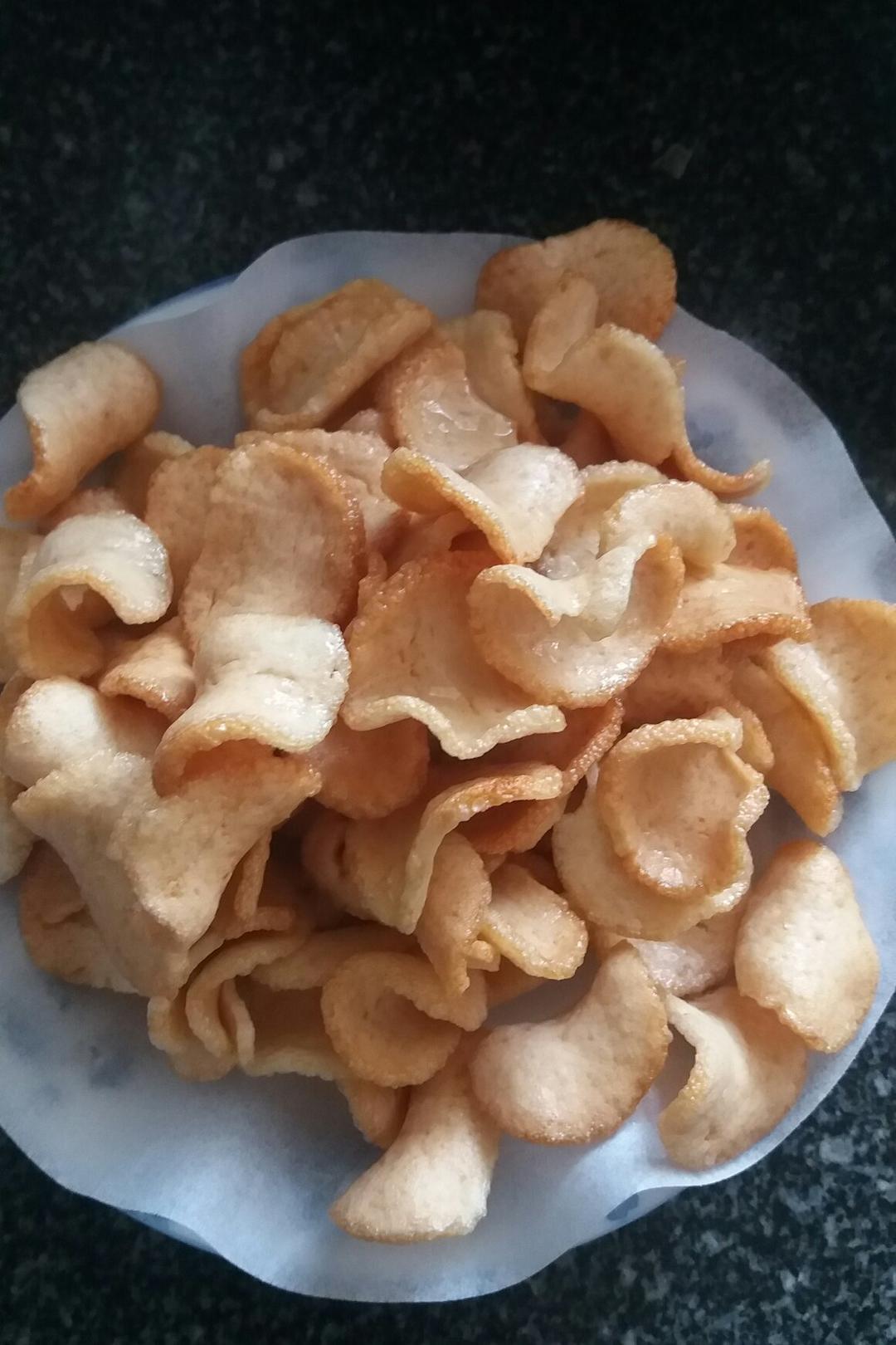 思思文文做的炸虾片