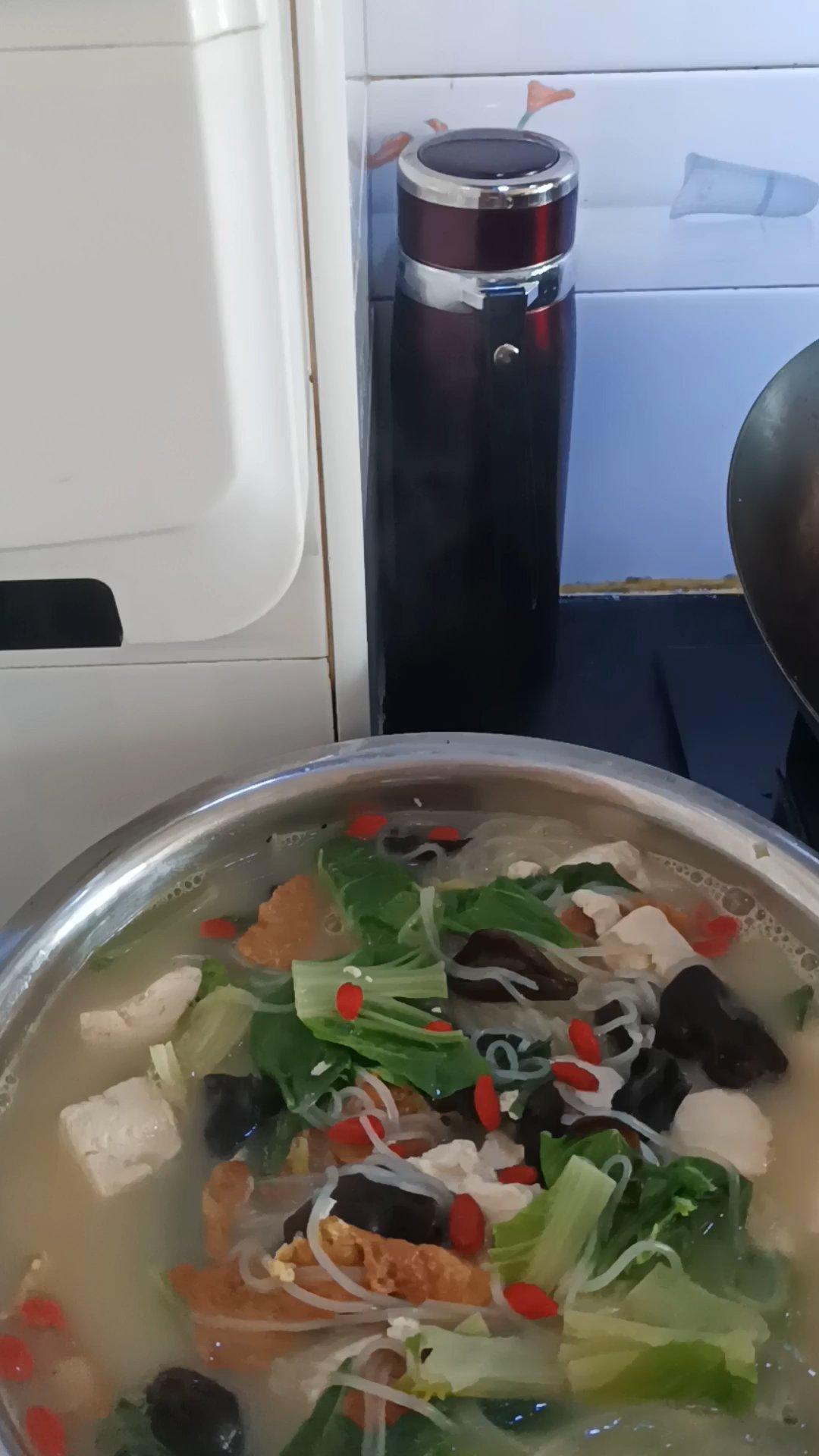 冬季最爱的家常菜！大白菜炖大豆腐或干豆腐
