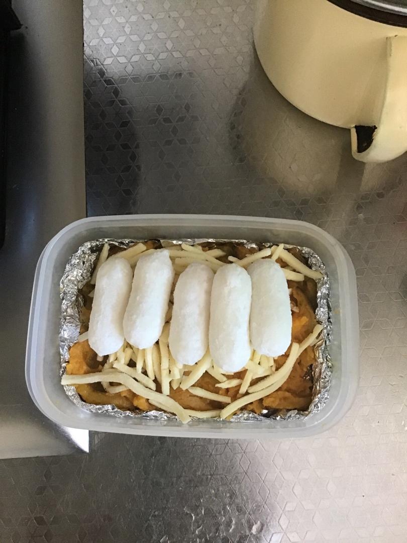 芝士焗红薯+普通烤红薯