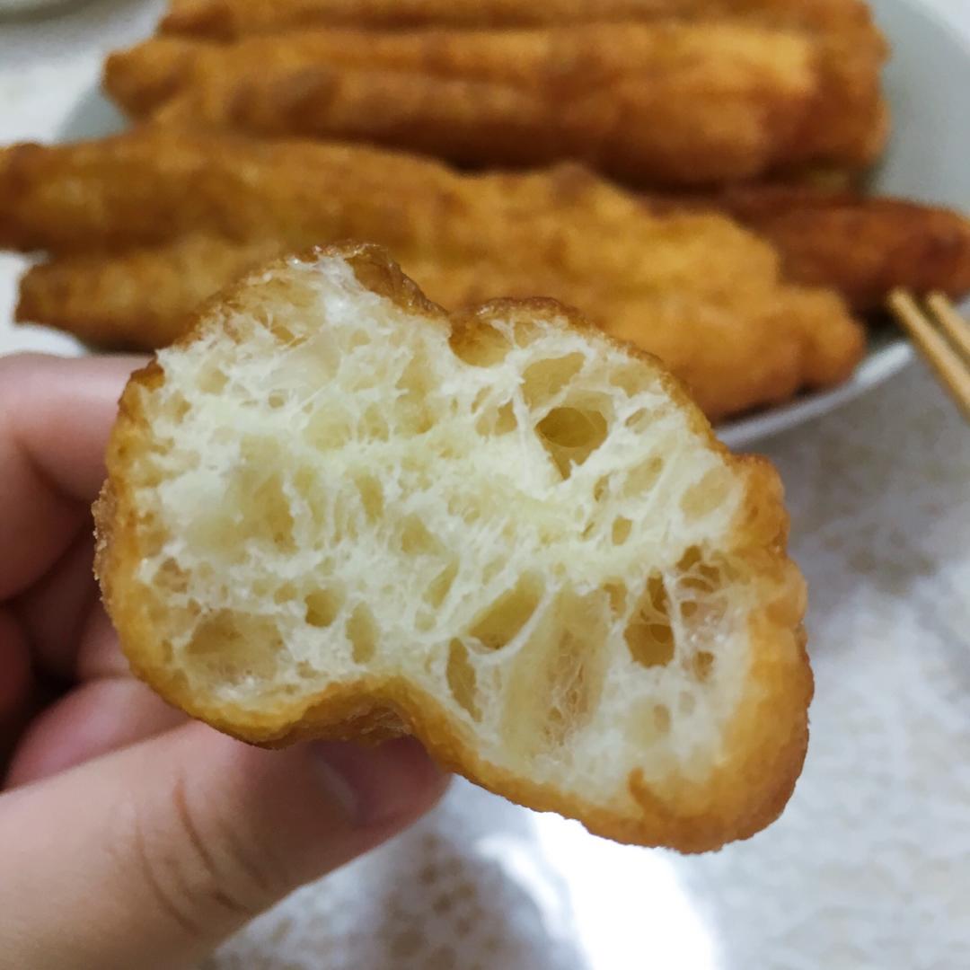 自制无泡打粉油条