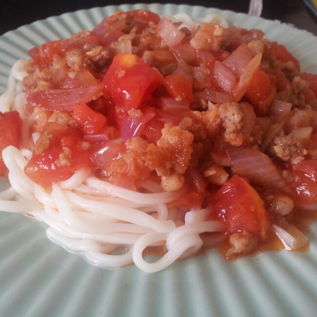 番茄肉酱意大利面（简易版本）