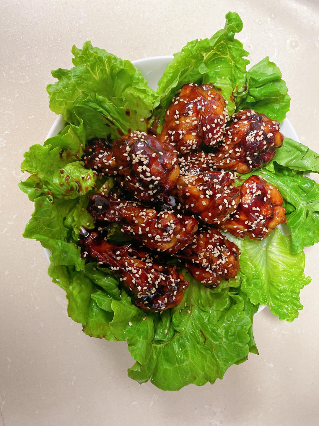 日式蜜汁照烧鸡翅根（好吃到吮指～）