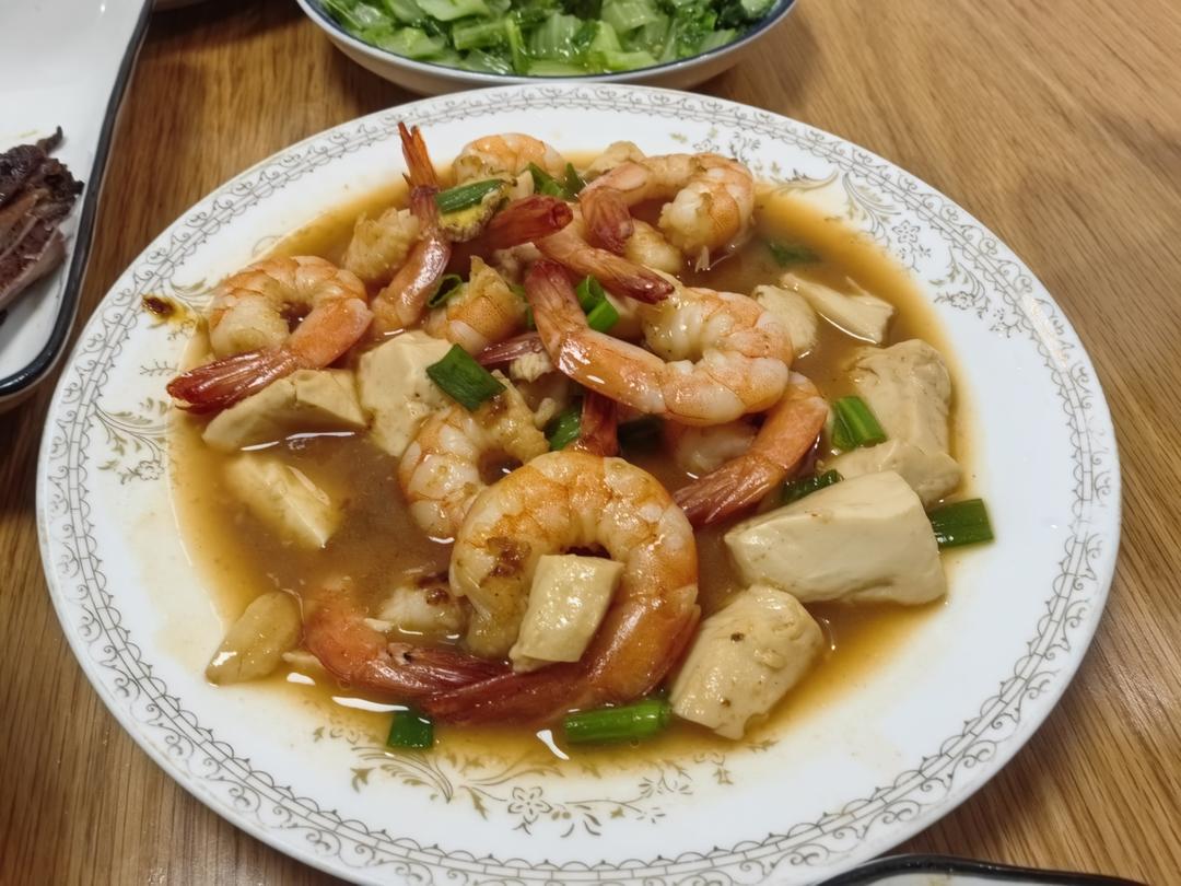虾仁豆腐