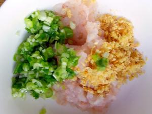 茼蒿虾仁猪肉三鲜馅（饺子、馄饨、包子）的做法 步骤2