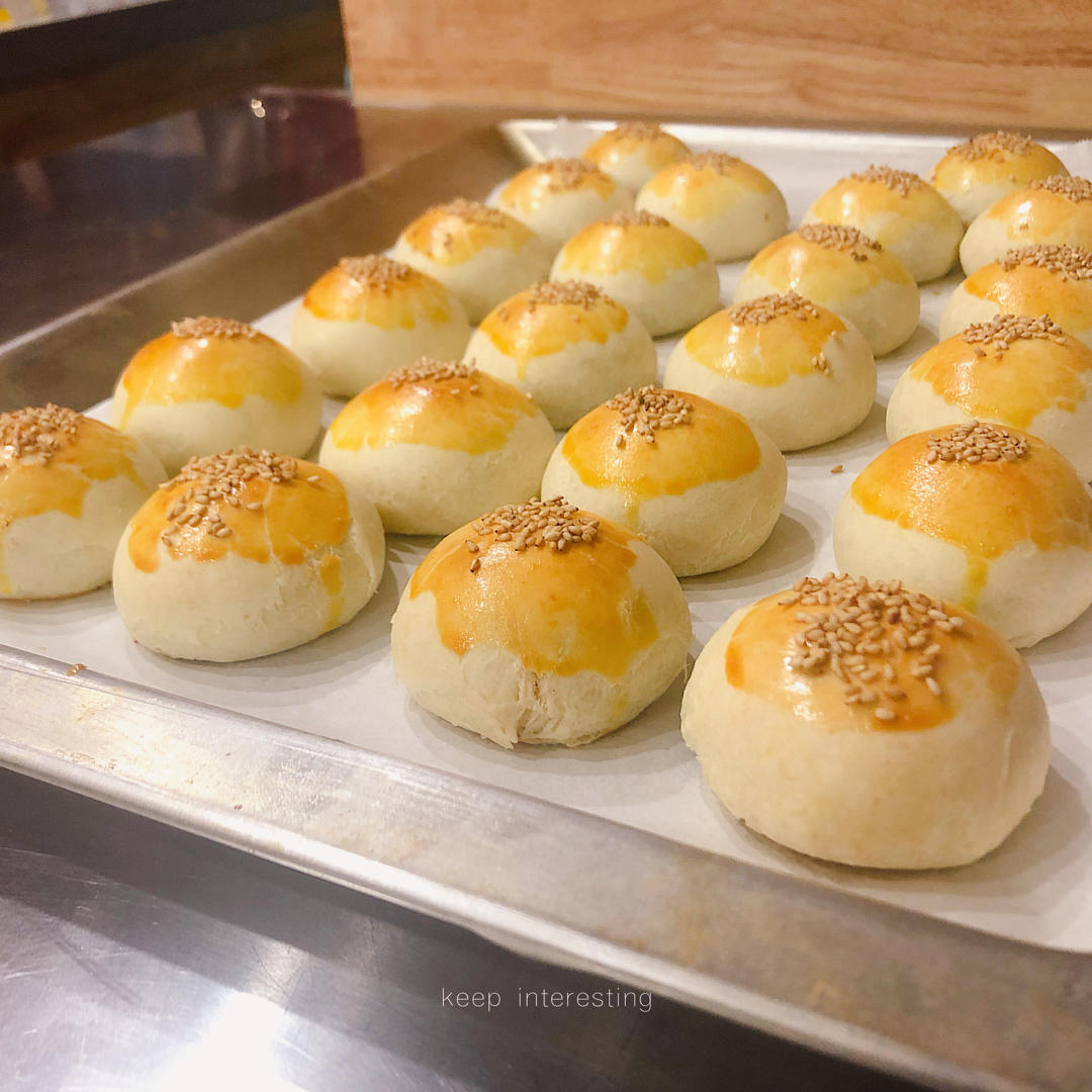 蛋黄酥（黄油版）无需揉面，超快手