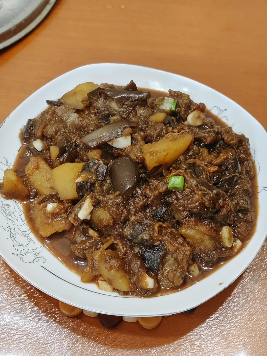 【超下饭】土豆炖茄子