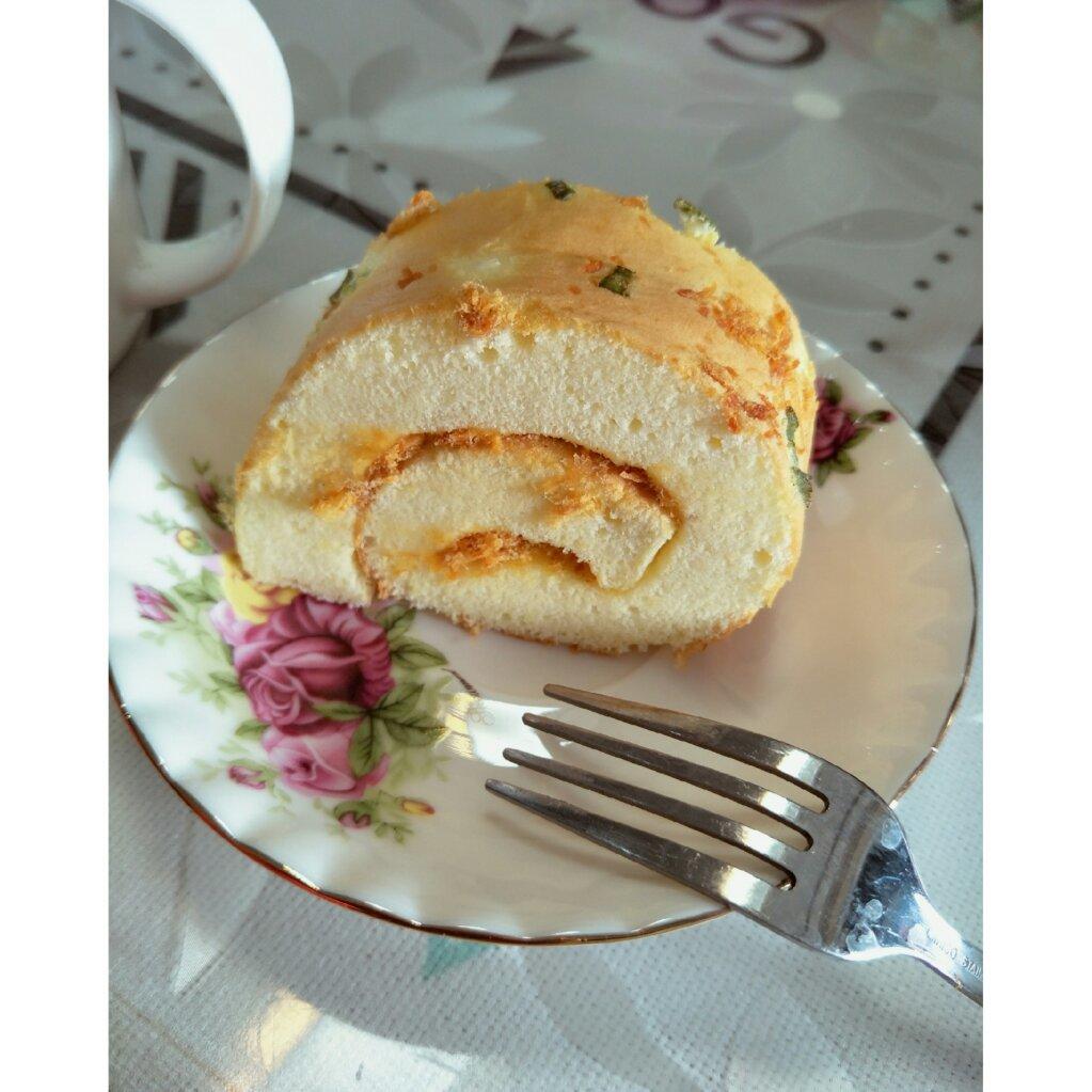 香葱肉松蛋糕卷