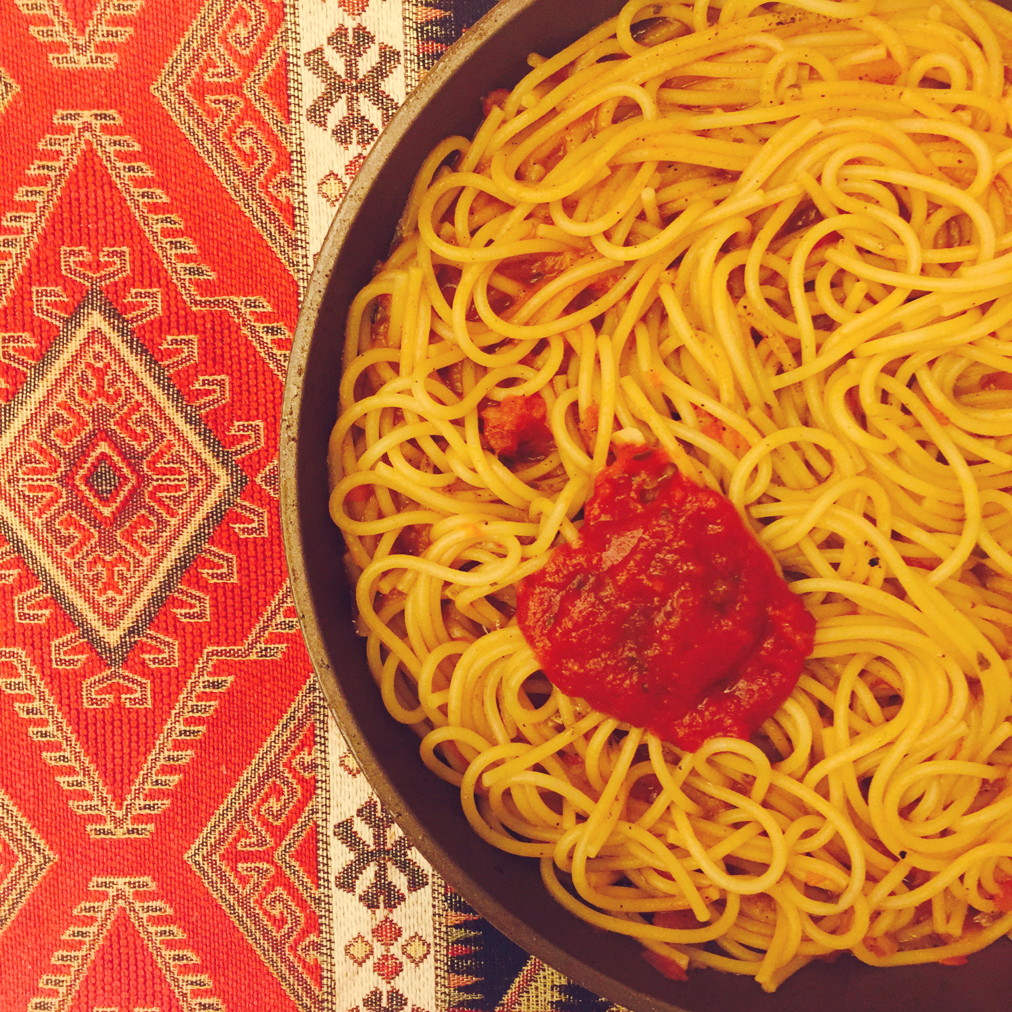 番茄肉酱意大利面