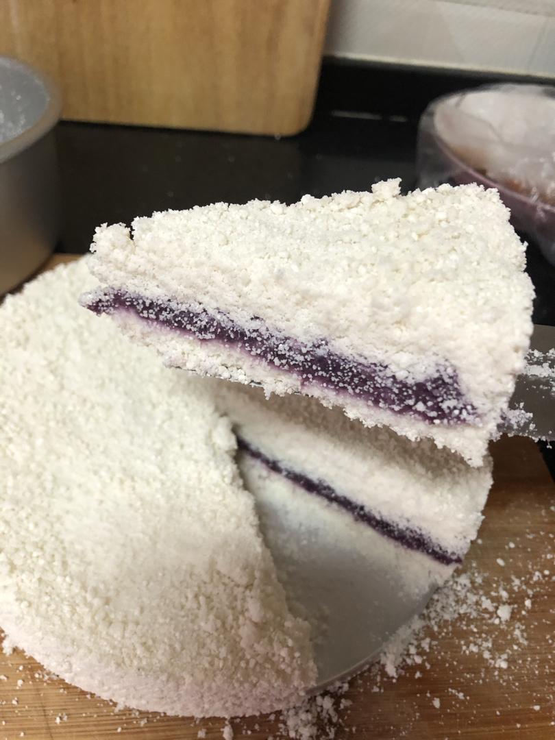 紫薯蒸米糕