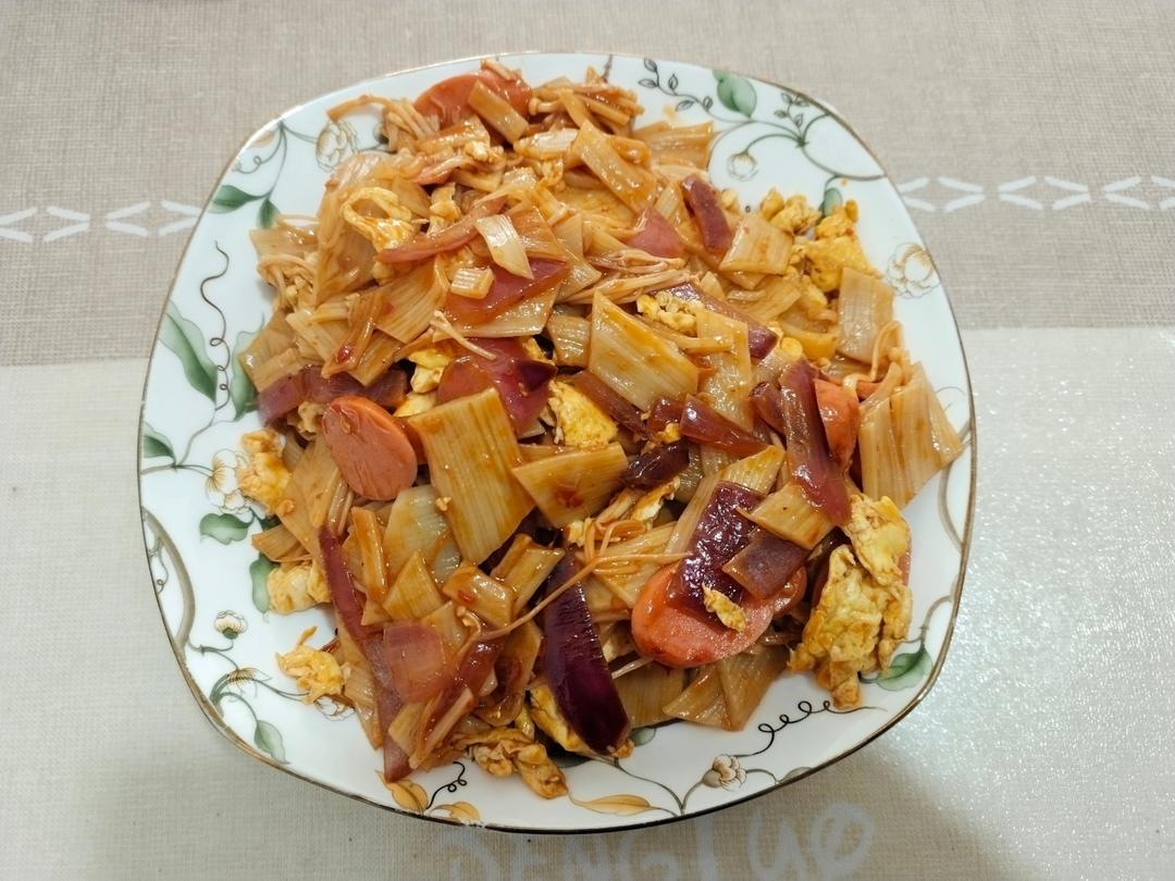 超级美味的东北烤冷面➕自制万能酱料【酱料是关键】