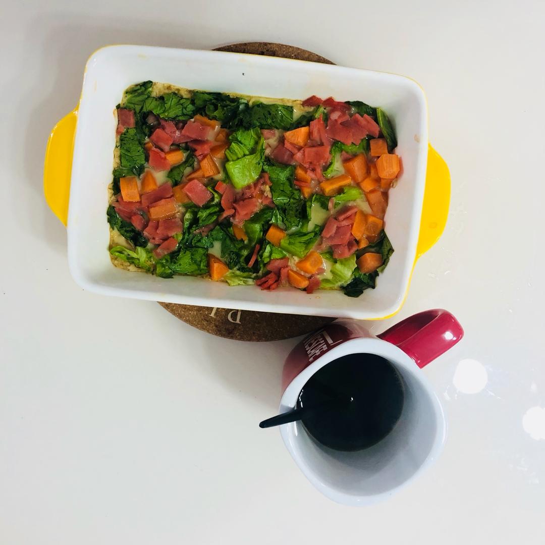 蔬菜烤燕麦（无油）