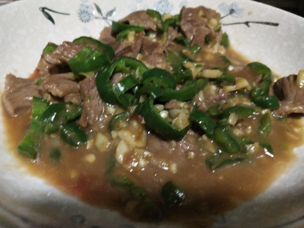 青椒炒牛肉