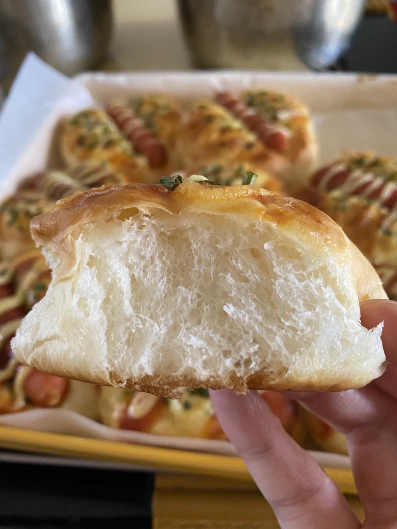 葱香芝士肠仔包