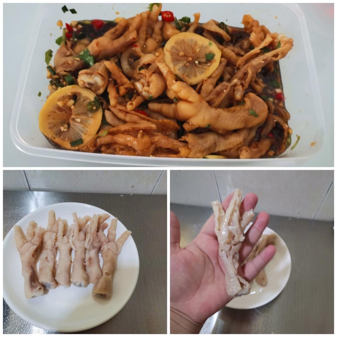 超简单的柠檬无骨鸡爪