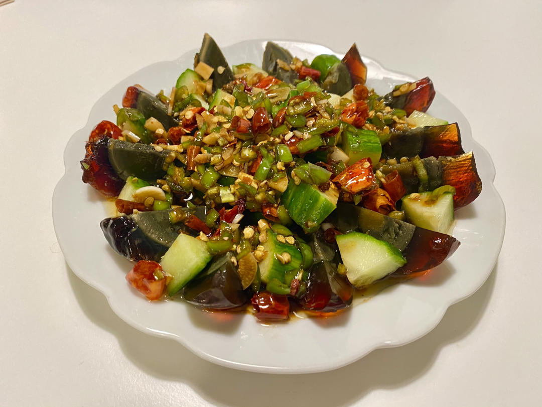 家常万能凉拌汁—凉拌皮旦&凉拌青瓜