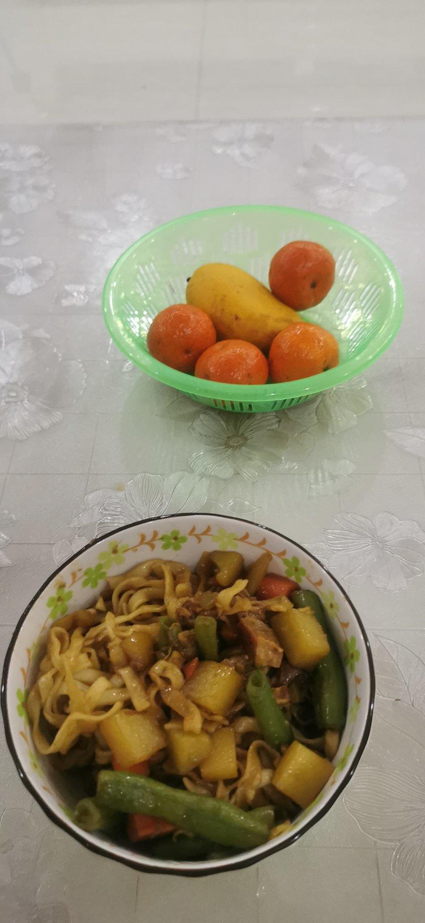 豆角焖面