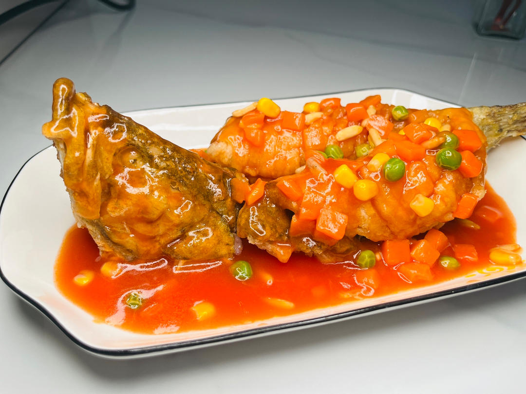 年菜必学【松鼠桂鱼】，给你多动图食谱，不信你学不会！（孔瑶原创食谱）