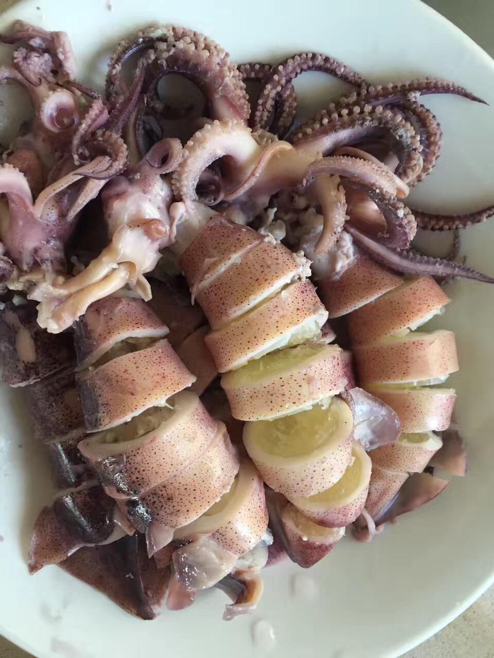 林丽真做的白灼小管