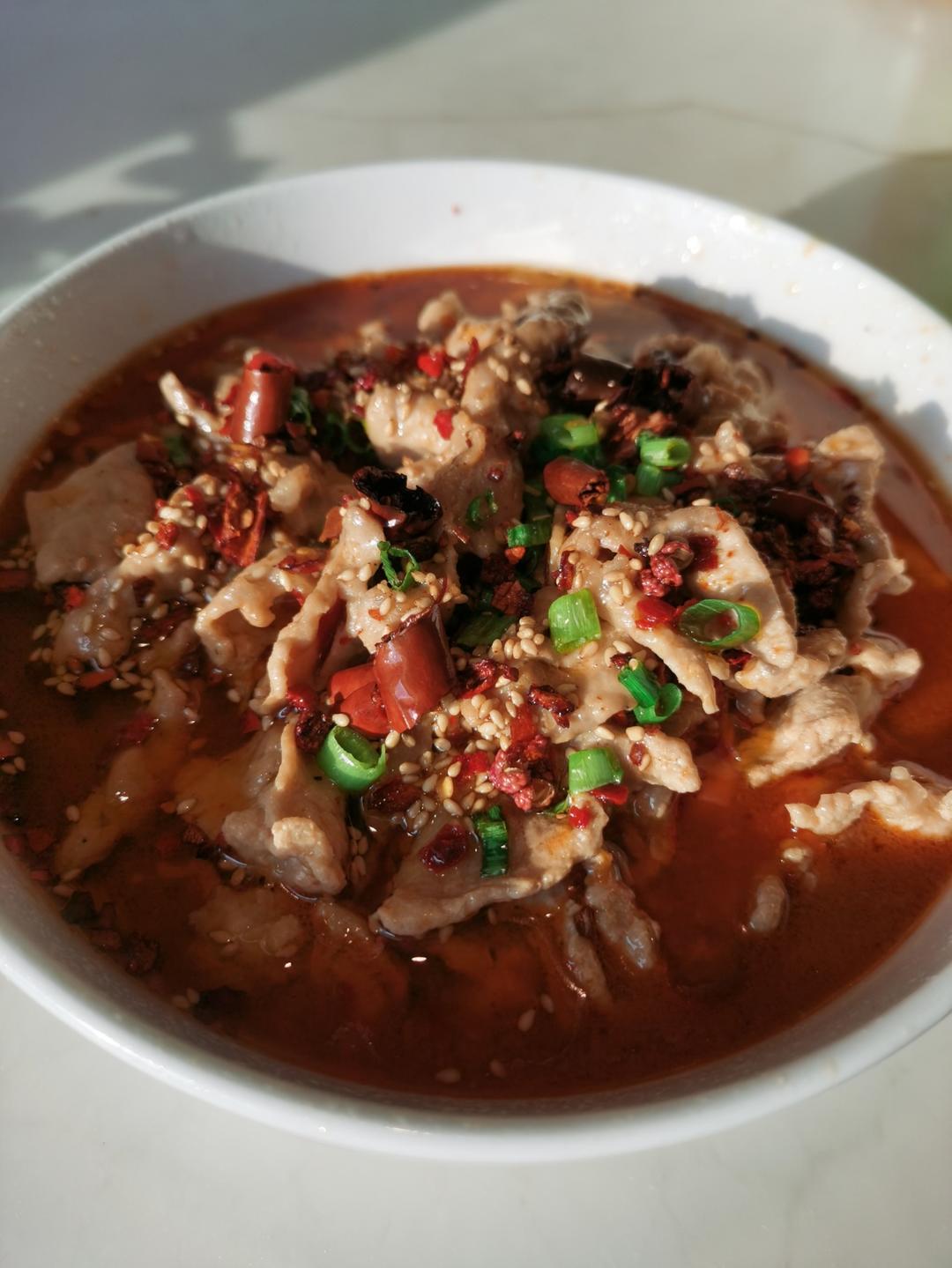 水煮肉片（肯定不翻车）