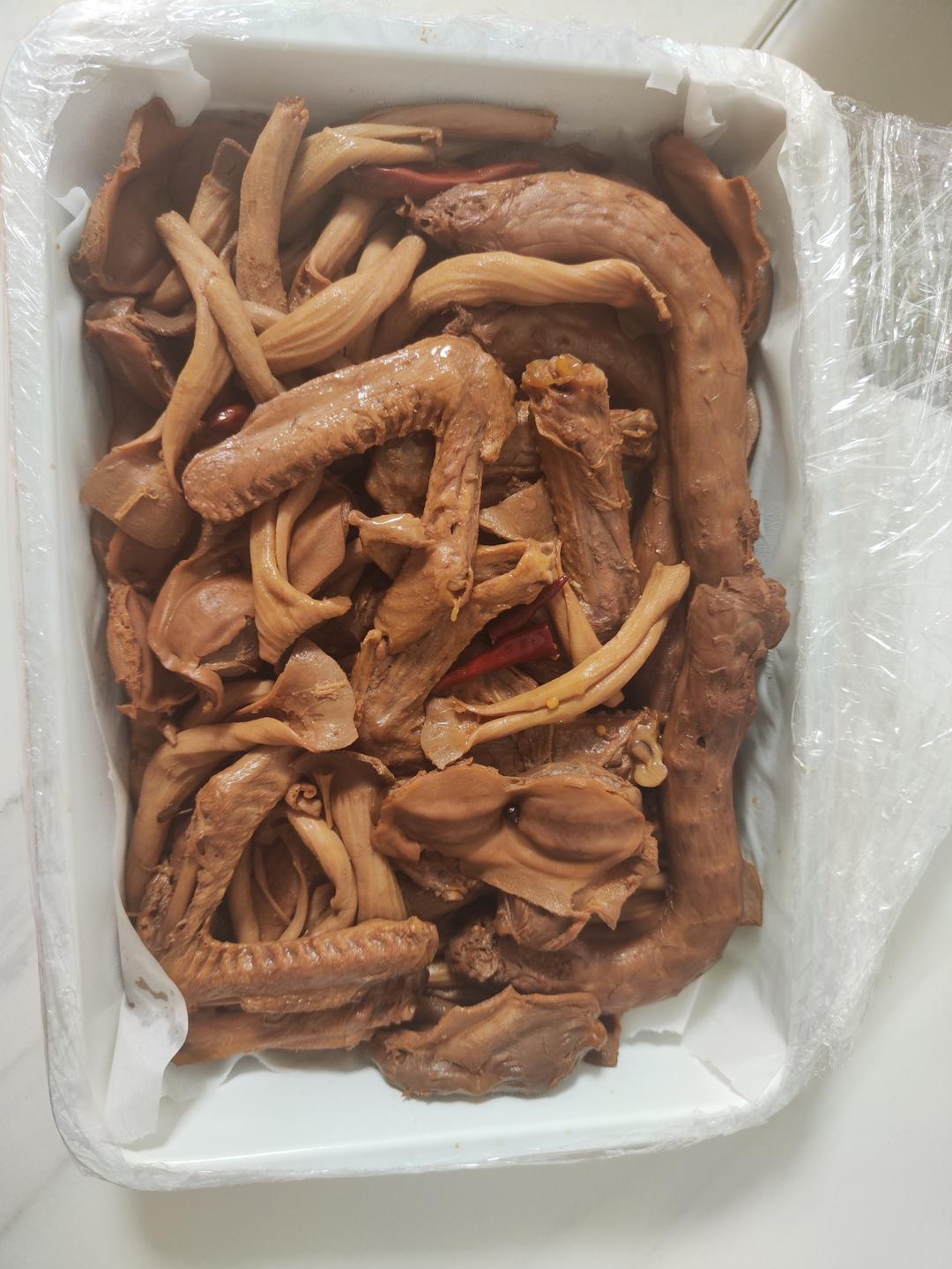 卤鸭货/卤鸭板肠/麻辣脆弹筋道