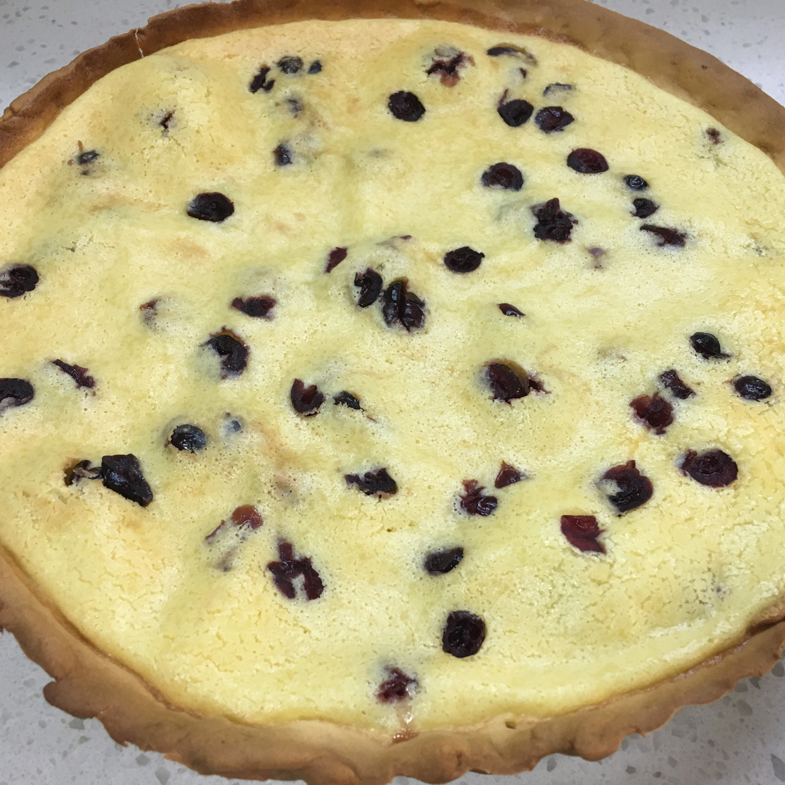 蔓越莓椰香芝士派