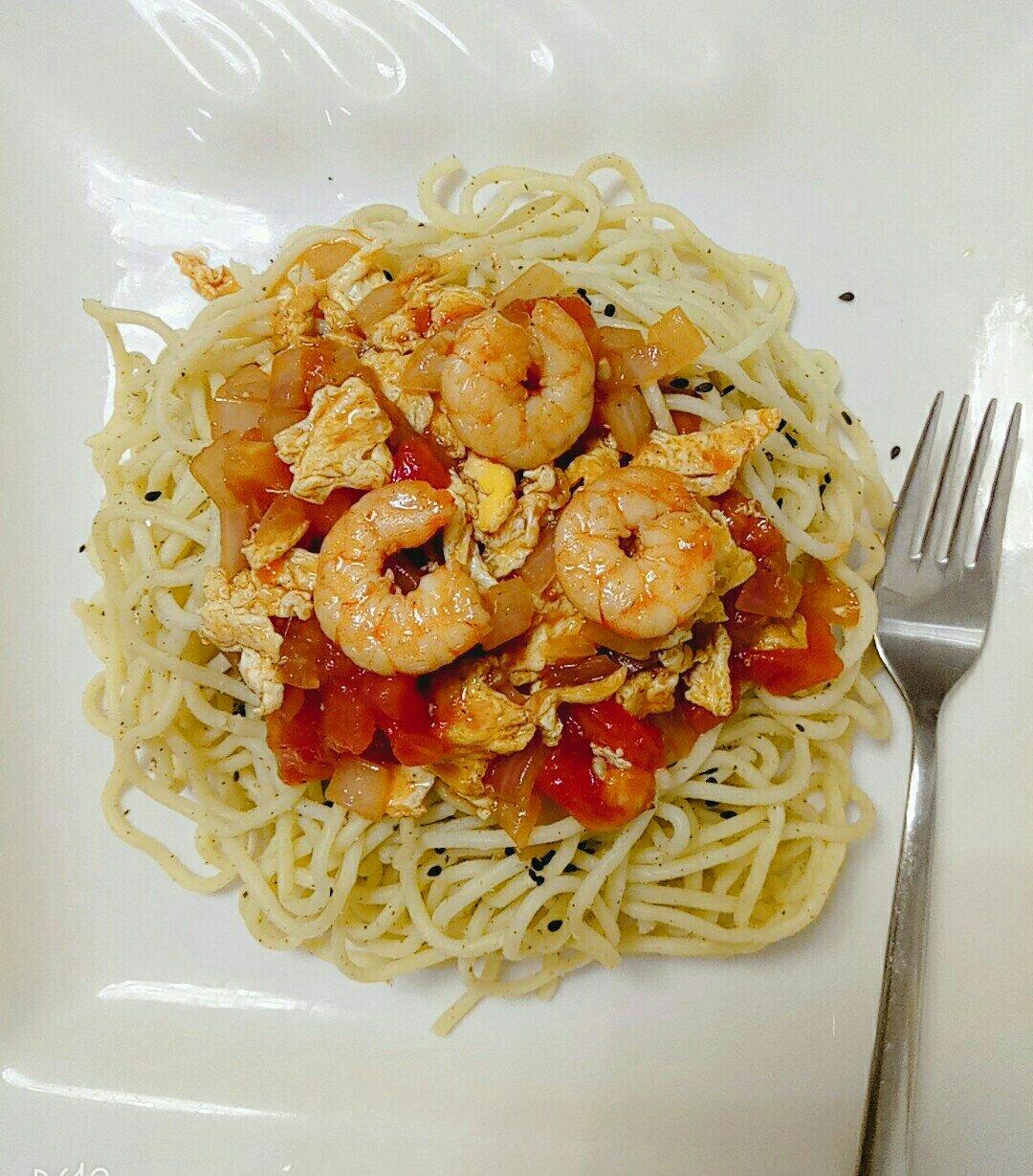 番茄肉酱意大利面