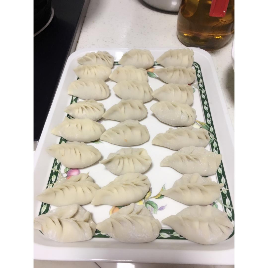 烟雨烟雨桃花做的花样饺子