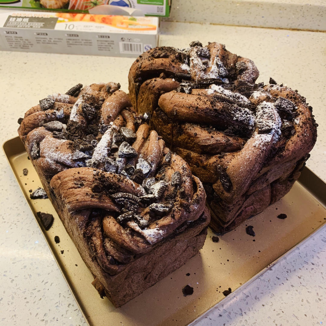 奥利奥巧克力雪山吐司