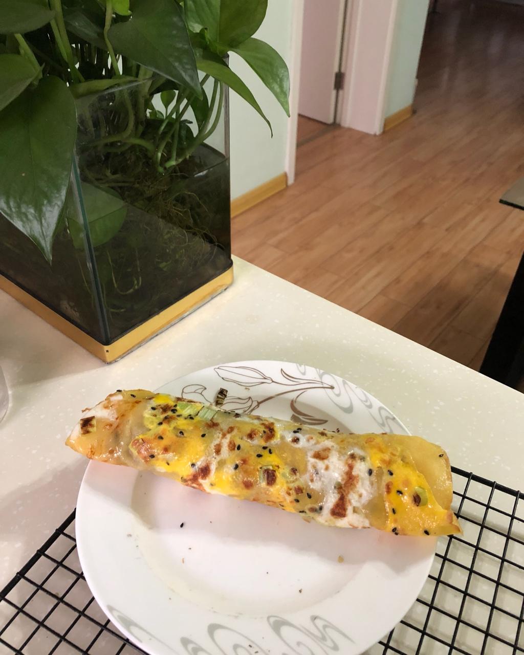 平底锅版煎饼果子