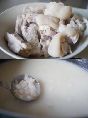 白芸豆猪蹄排骨汤的做法 步骤4