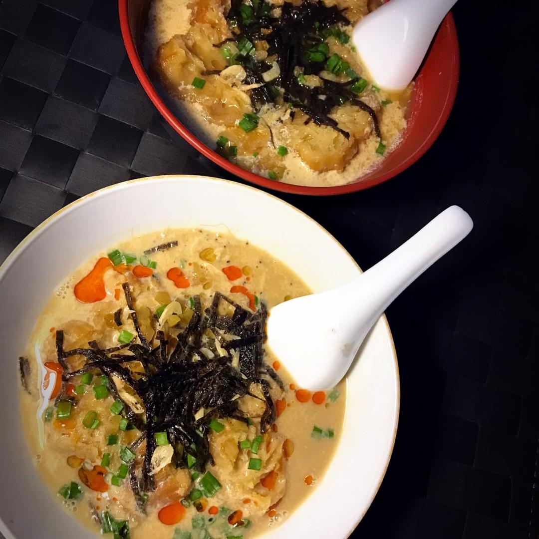 上海传统早餐：咸豆浆