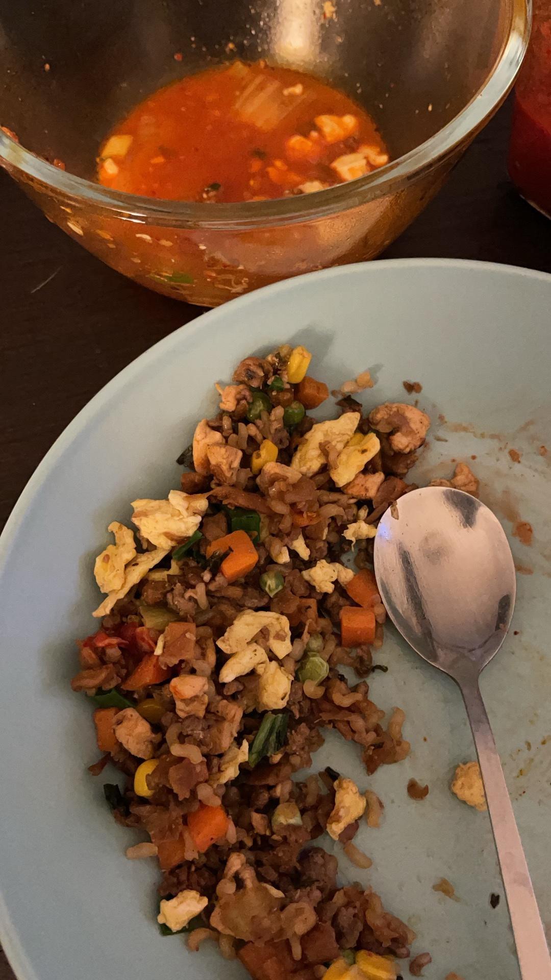 低碳水外婆菜炒饭