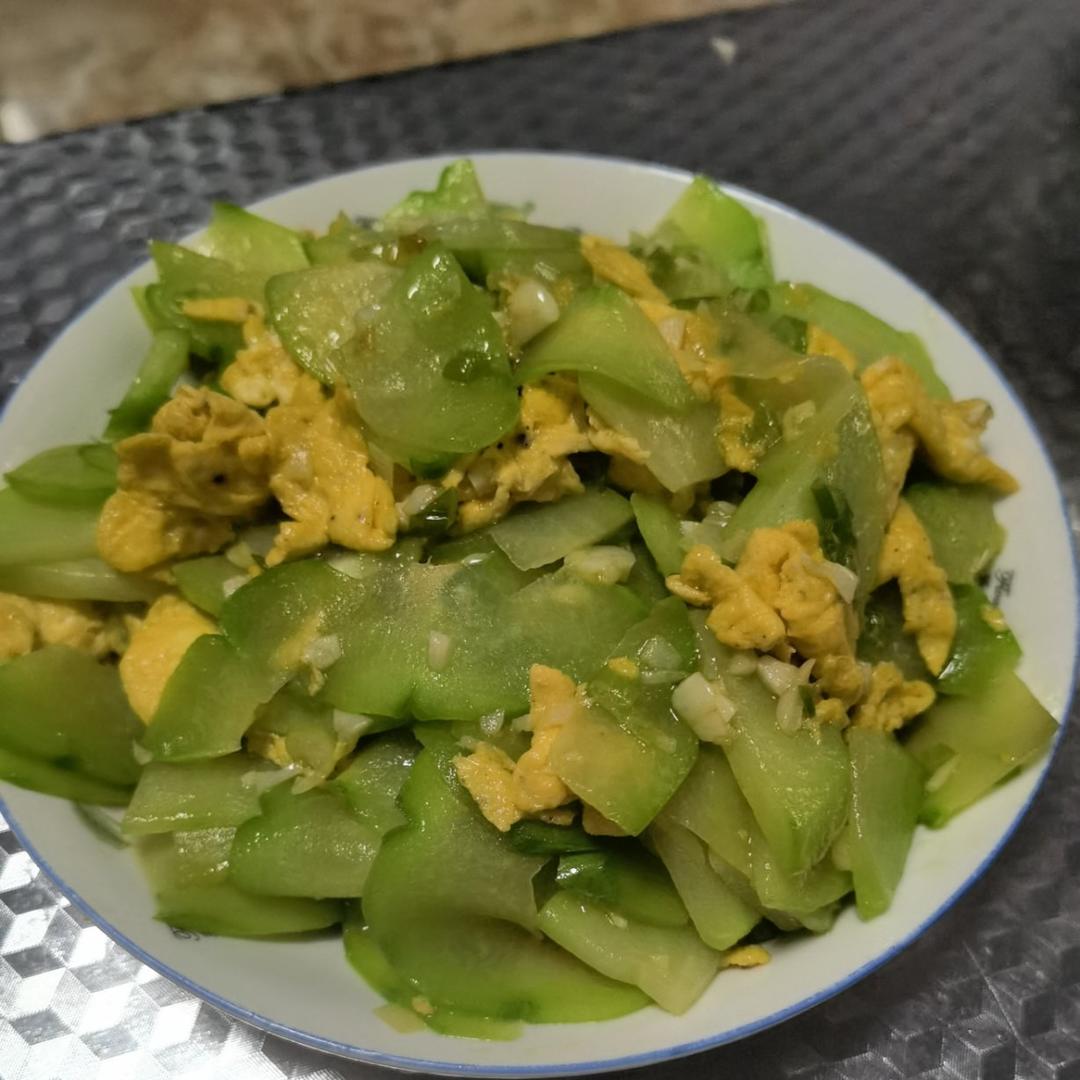 家常素菜佛手瓜炒鸡蛋🥚