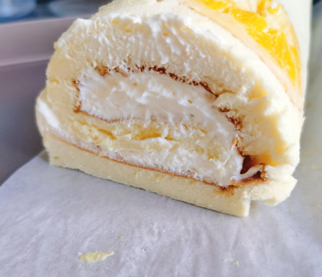 香橙蛋糕卷（好看好香好吃)