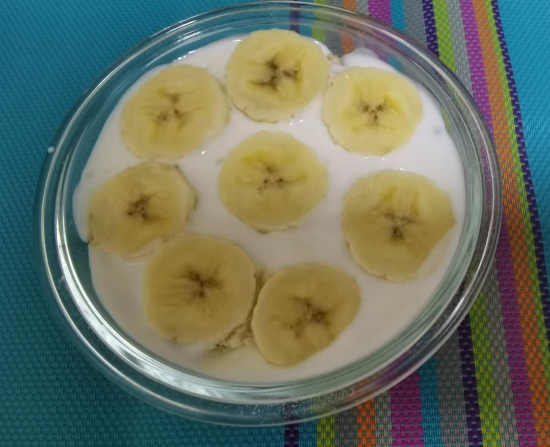 香蕉燕麦豆乳盒子