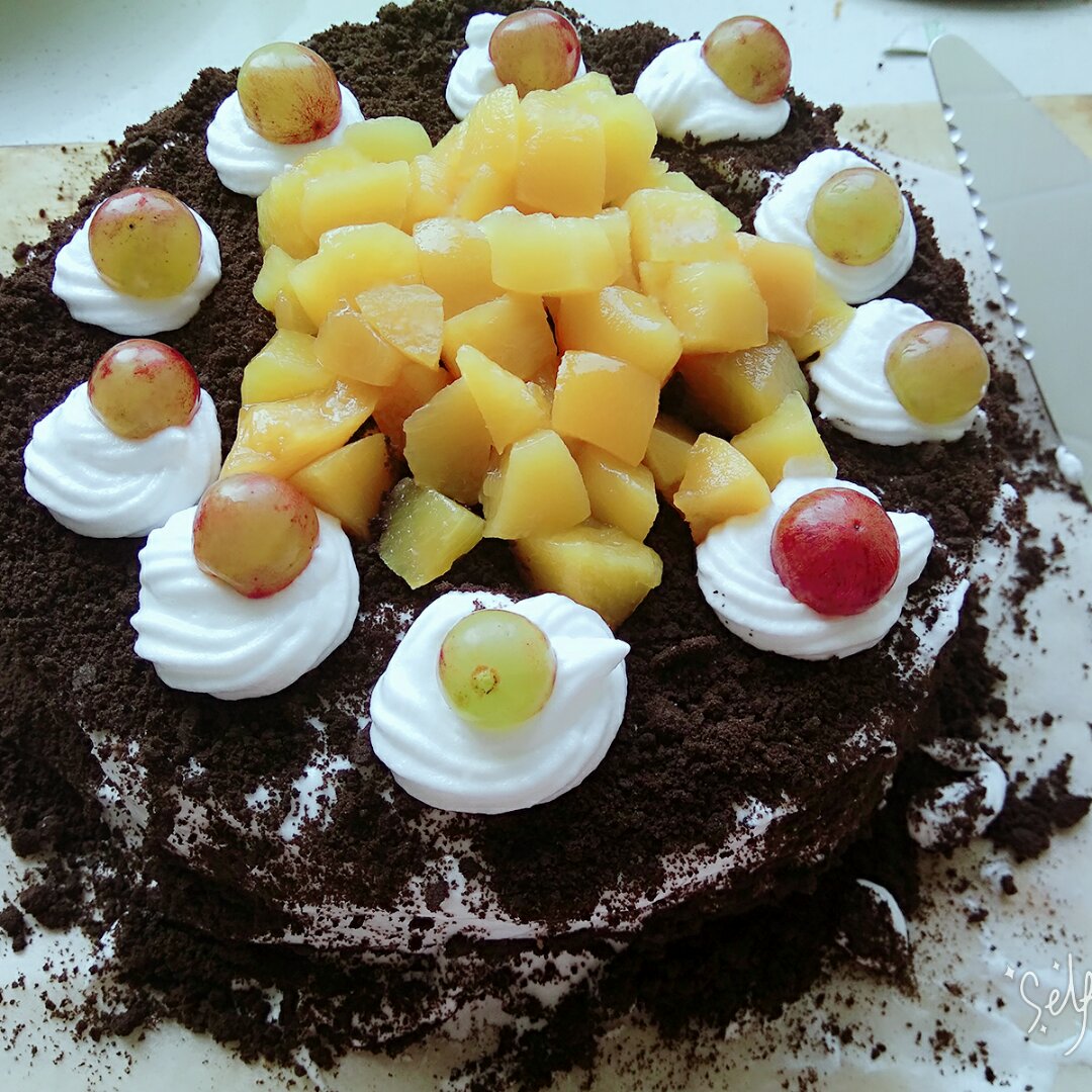 奥利奥水果奶油蛋糕