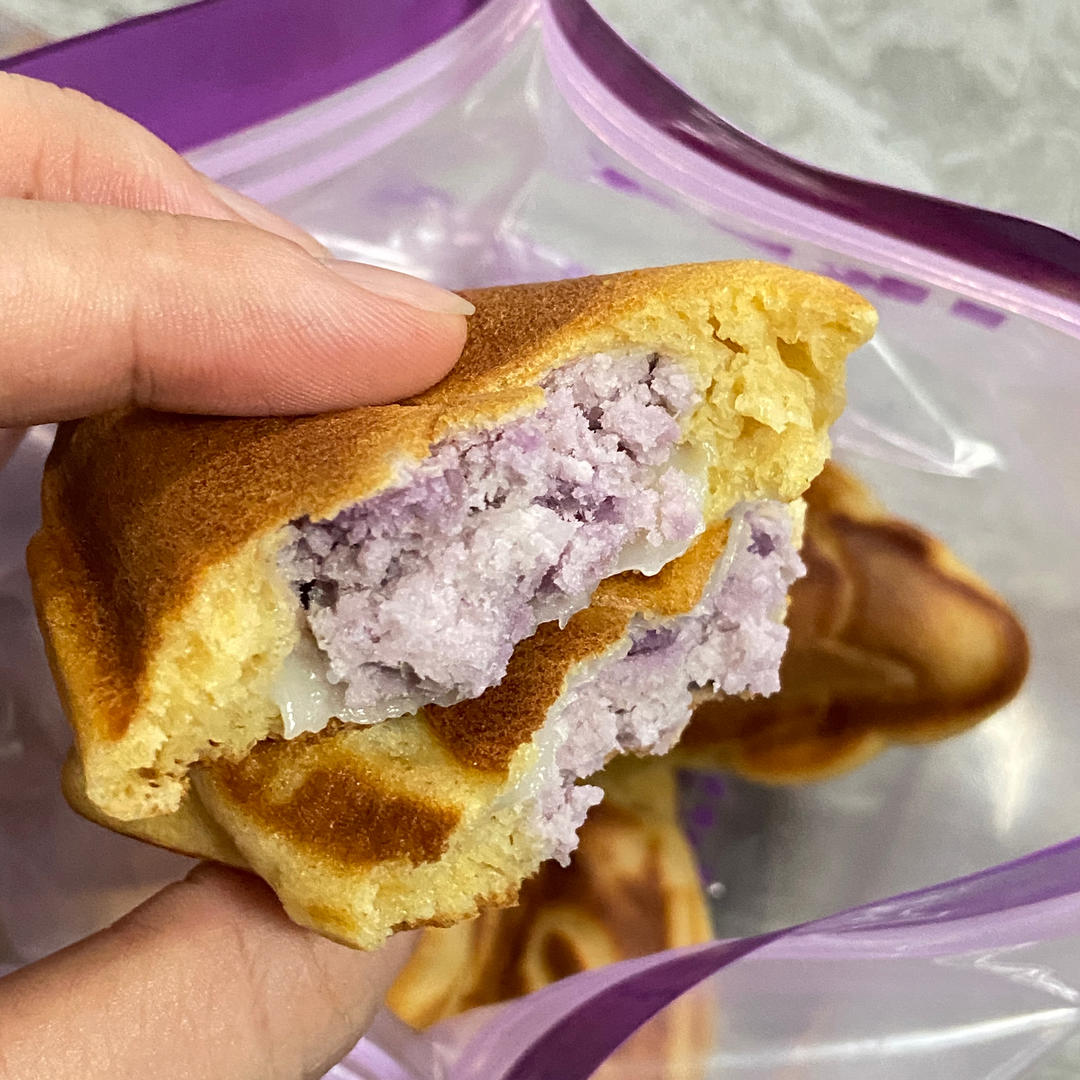 蜂蜜红豆麻薯鲷鱼烧—Kenwood松饼机