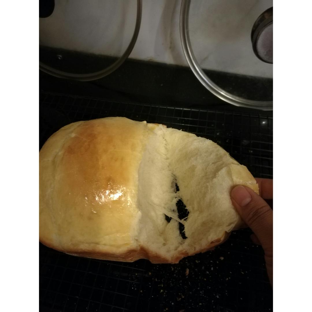 超级好吃的原味面包（面包机版）