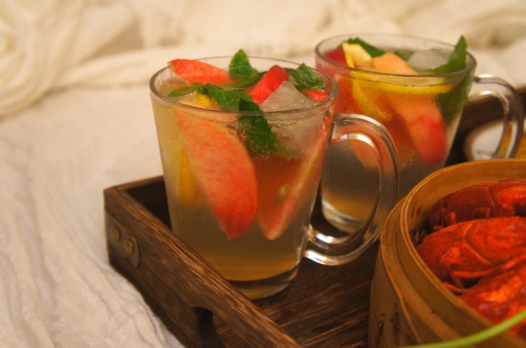 【山姆厨房】雪桃柠檬苏打饮